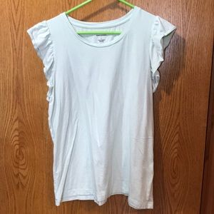 Flutter sleeve tee